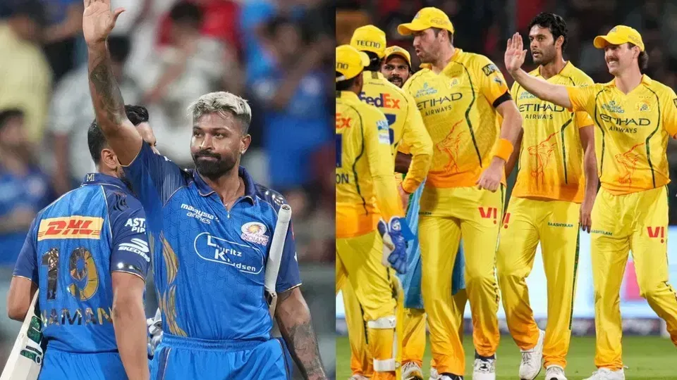 MI vs CSK Head to Head Records- IPL 2026, Match 33